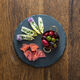 Green 11-inch Round Slate Serving Board Image 2 of 3
